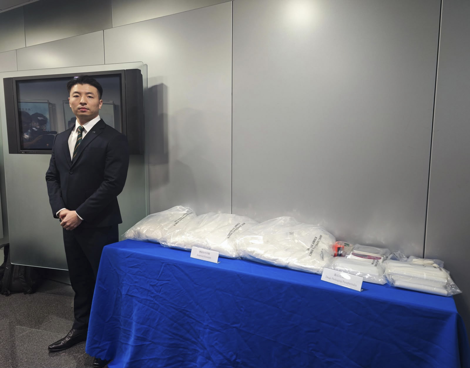 警方搗破歷來最大宗依托咪酯 拘兩男檢3100萬元毒品