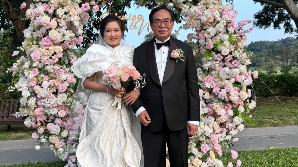盧偉國今迎娶余仲欣 高呼「我願意」