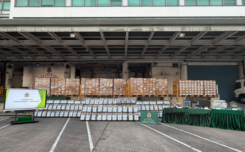 海關屯門搗冒牌硬碟加工場 檢5000萬元貨拘6人