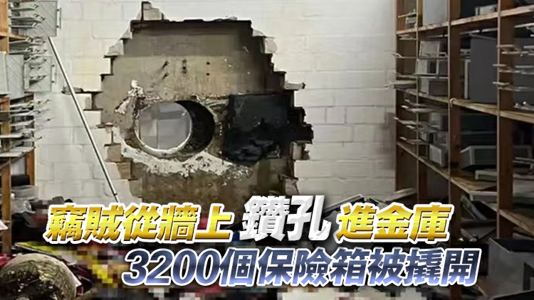 德國一銀行遭竊 損失數千萬歐元