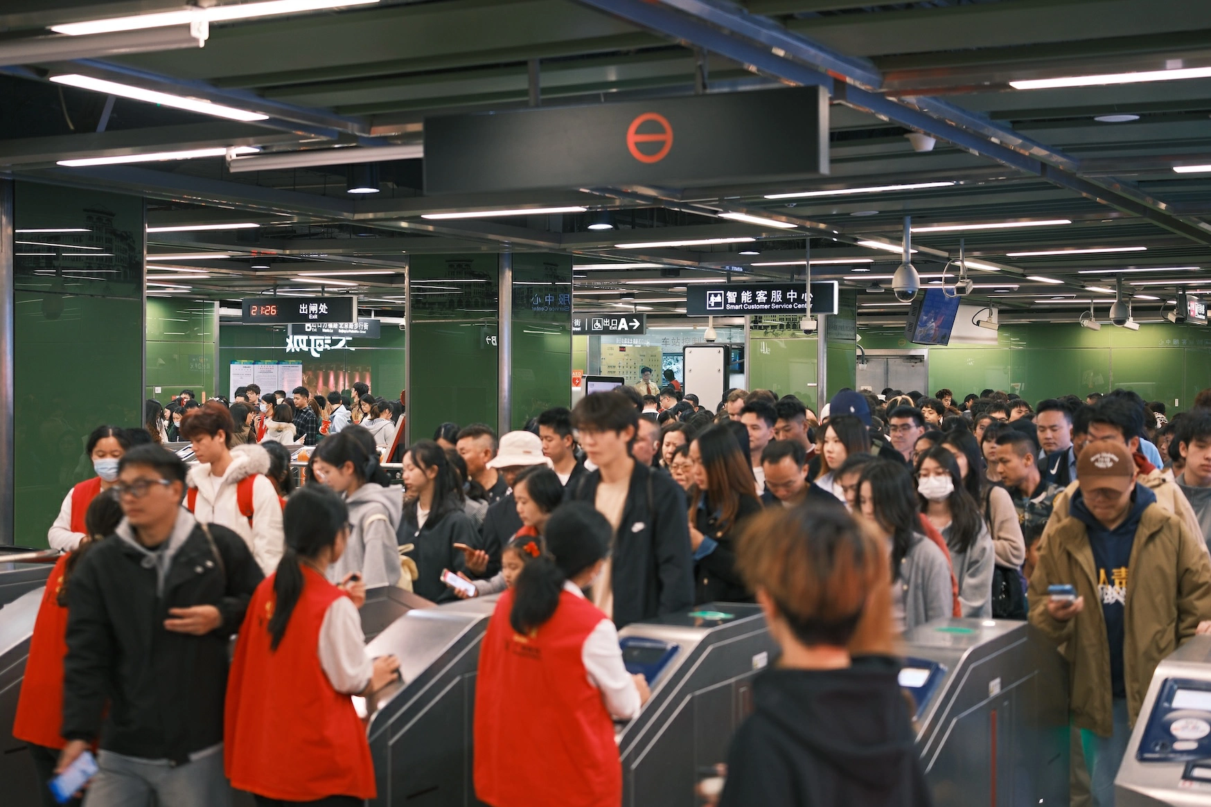 元旦假期日均客流破千萬  廣州地鐵線網運客逾3000萬人次