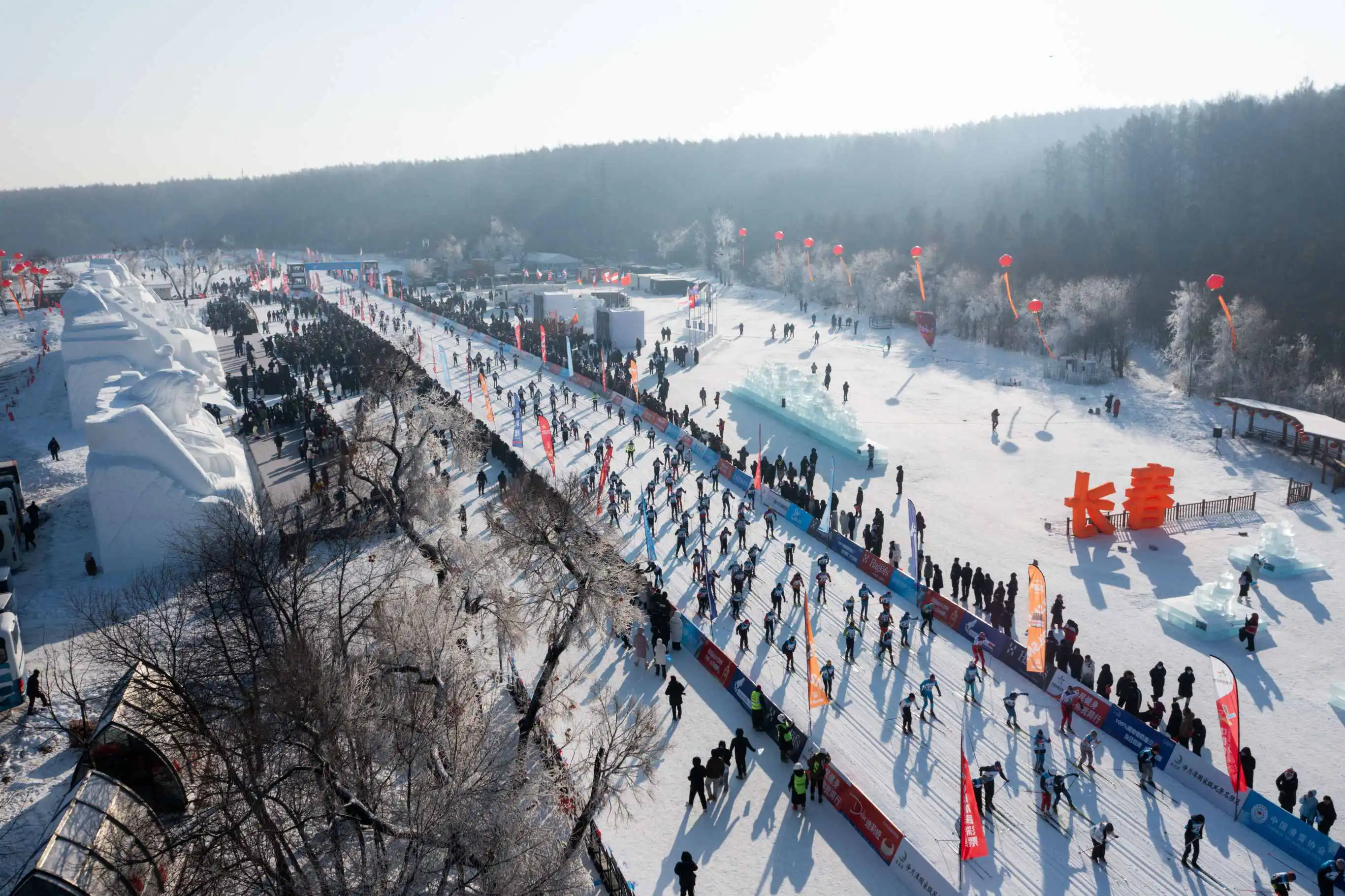 第24屆長春淨月潭瓦薩滑雪節鳴槍啟幕 33國選手競逐「最美賽道」