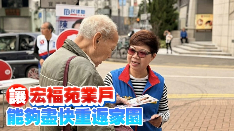 宏福苑大火｜大埔區議會研善後支援 黃碧嬌冀盡快公布重置方案