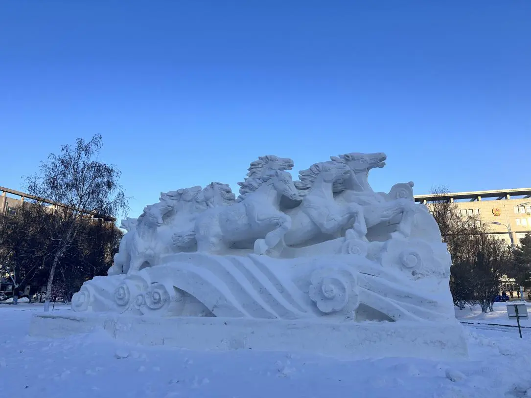 哈市雙城區冰雪景觀燃動冬日