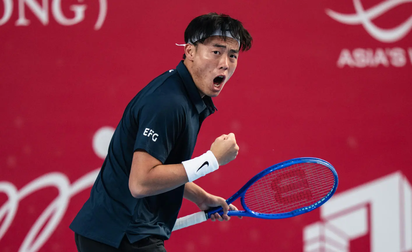 2:1反勝迪亞路 黃澤林香港網球賽勇闖8強