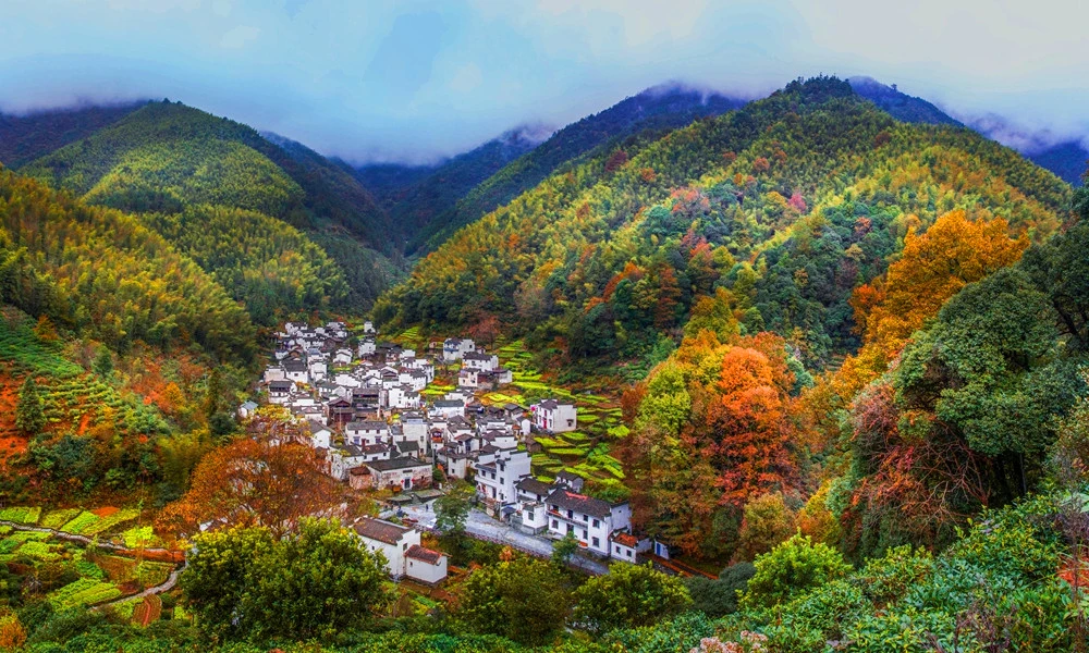 皖休寧汪村鎮：「紅魂綠韻」繪就老區振興底色