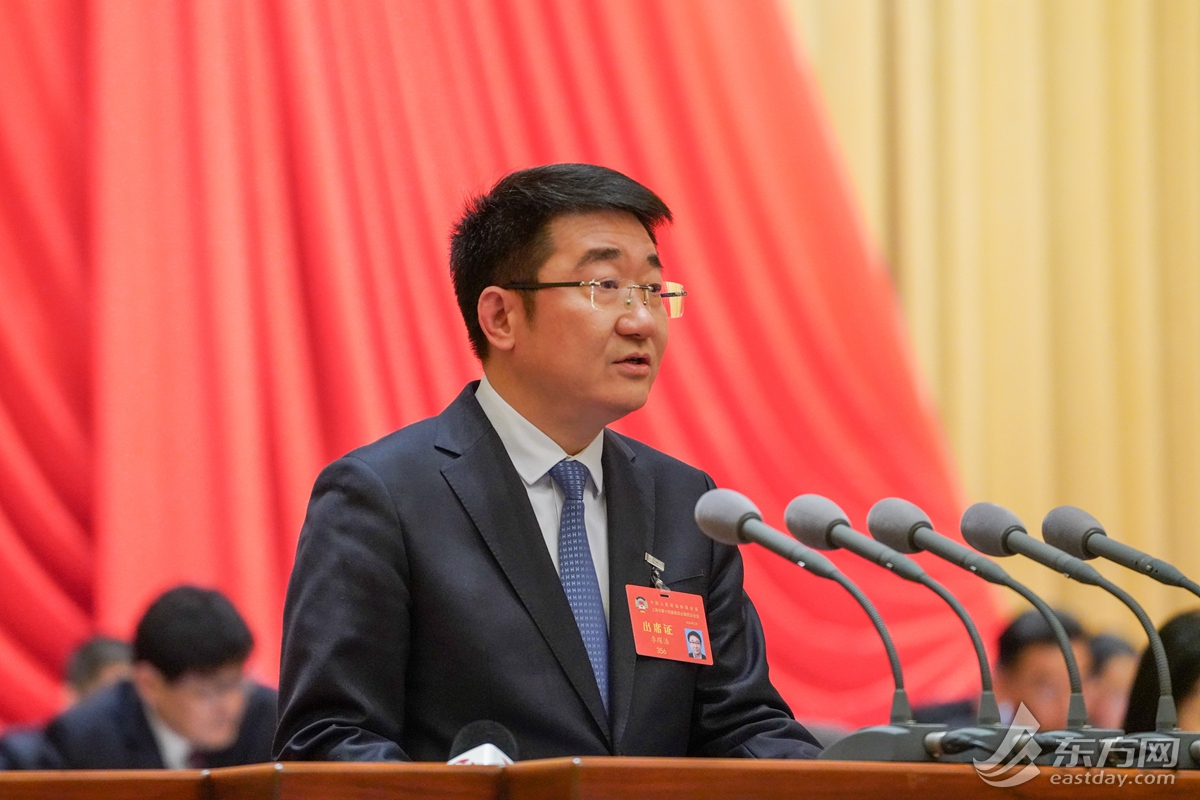 圖二：上海市政協委員李琛浩發言.jpg