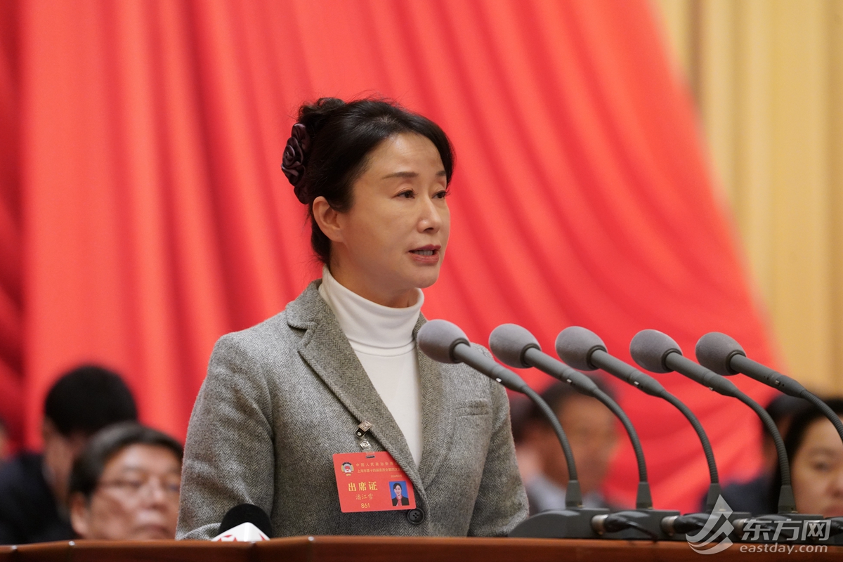 圖四：上海市政協委員潘江雪發言.jpg