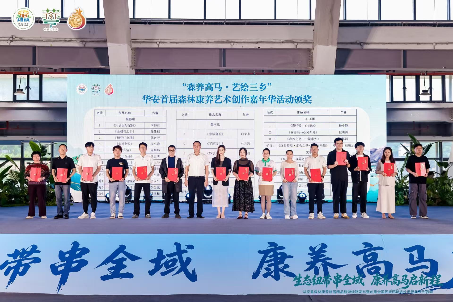 圖三：「森養高馬·藝繪三鄉」華安首屆森林康養藝術創作嘉年華活動頒獎儀式.jpg