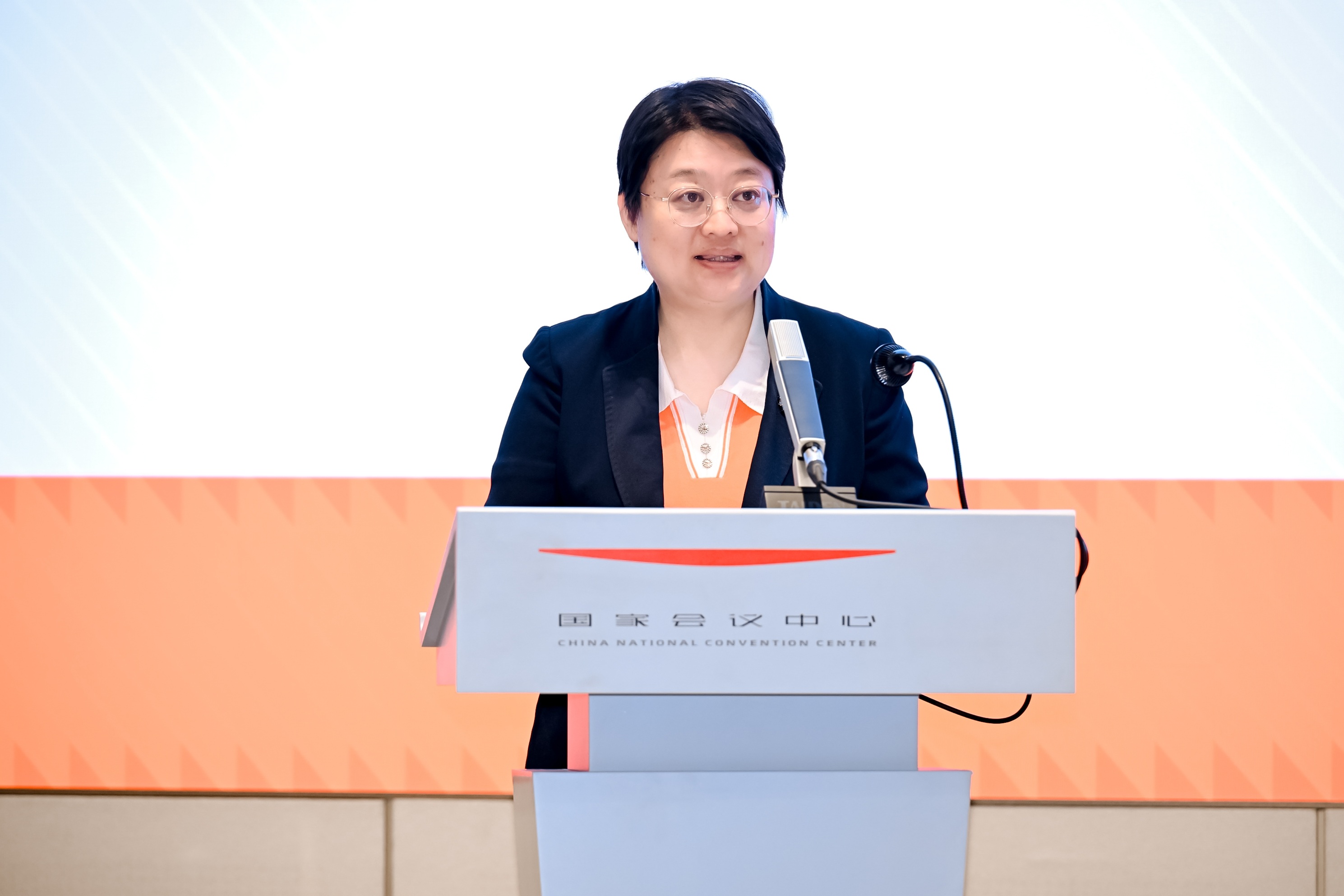 圖片4:中國貿促會商事法律服務中心主任蔡晨風結合當前國內企業出海及知識產權行業發展現狀,提出三點行業倡議.jpg