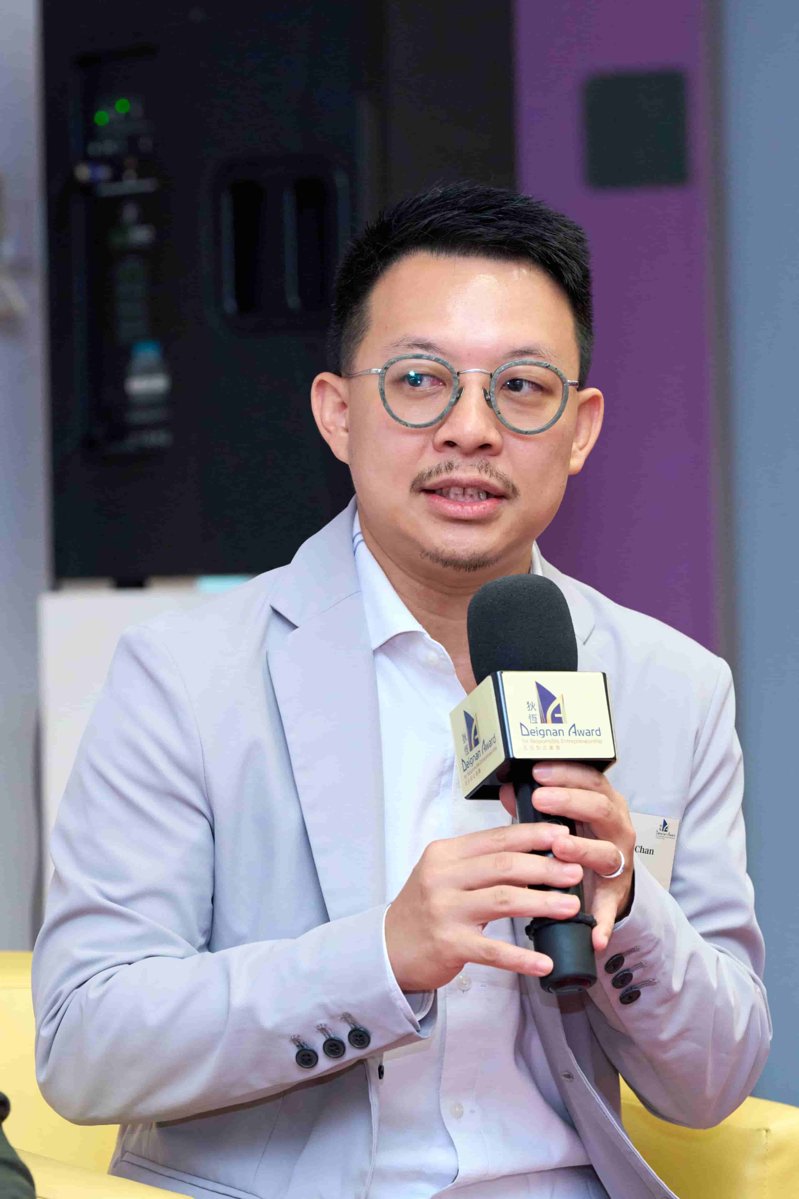 Meat the Next聯合創辦人陳家銘先生(第二屆香港金獎得主)分享創業心得。 Mr. Edmund Chan from Meat the Next (2nd Edition Hong Kong Gold Award winner) sharing entrepreneurial insights_.jpg