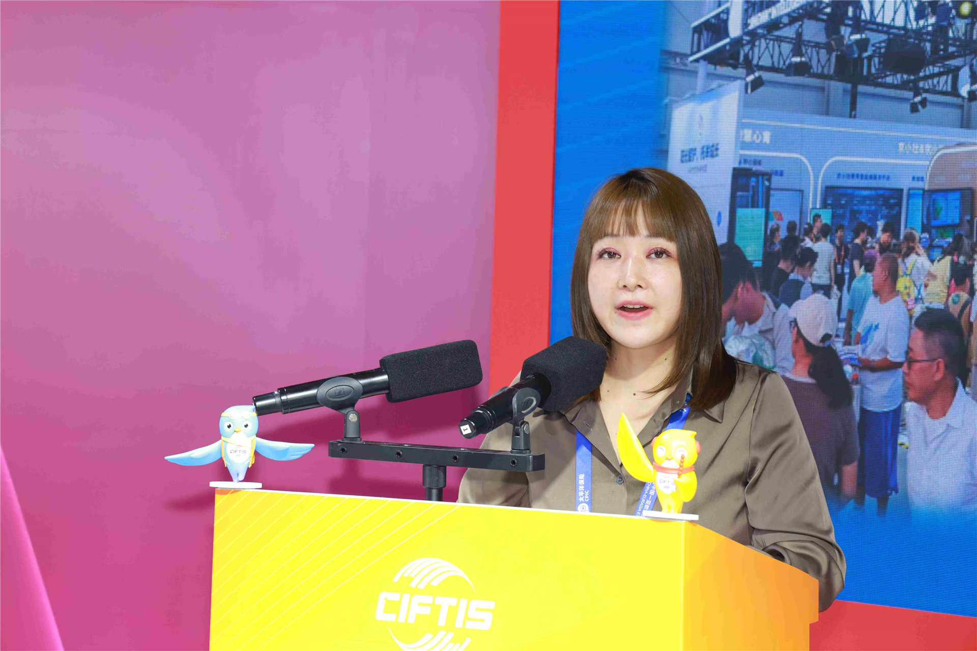 圖片2：北京市國際教育交流中心副主任邱瑀璐重點介紹服貿會教育服務專題.jpg
