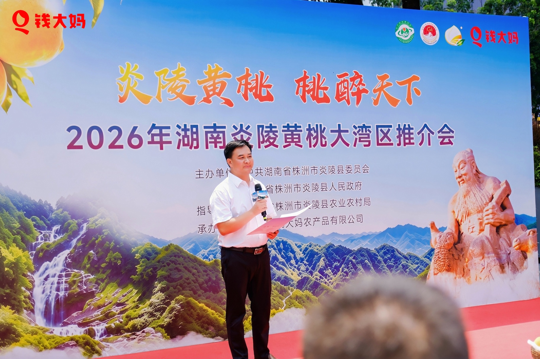 湖南省炎陵县人民政府党组成员、副县长候选人提名人选陈亦武进行现场推介.jpg